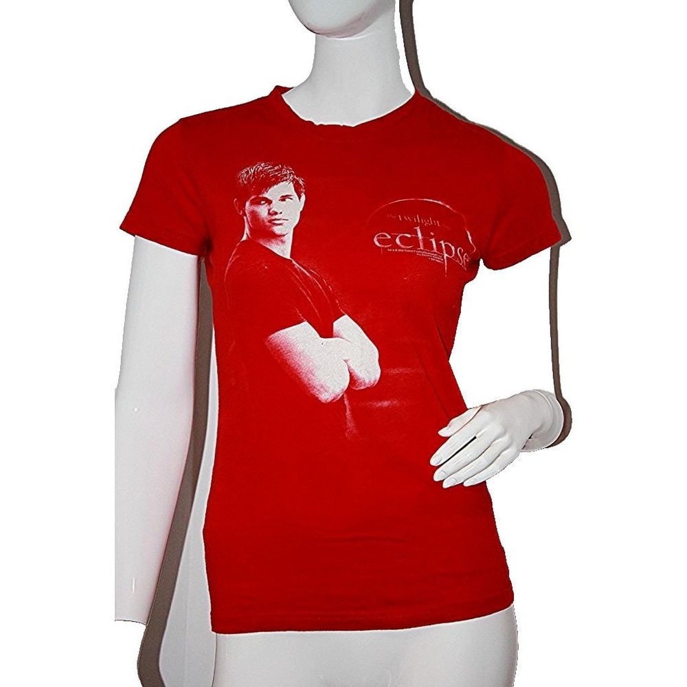 THE TWILIGHT SAGA Eclipse JACOB Red T-SHIRT Top COTTON ( S )